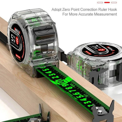 AIRAJ 3-5-7 Meter Fluorescent Tape Measure Precision Thickened  Scale Waterproof And Wear-Resistant Multipurpose Measuring Tool